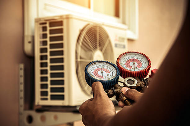 Professional Ductwork Repair technician working in Jamestown, NY